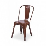 Krzesło loftowe Paris inspirowane TOLIX brązowe