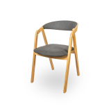 Krzesło Drewniane Restauracyjne FUTURA dąb