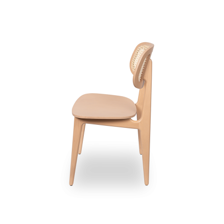 Krzesło Drewniane Restauracyjne NORM RATTAN