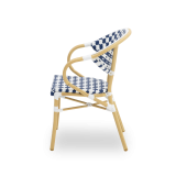 Krzesło technorattanowe CAMILLO niebieskie