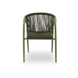 Krzesło technorattanowe LUIGI zielone