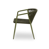 Krzesło technorattanowe LUIGI zielone