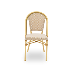 Krzesło technorattanowe MATTEO beżowe