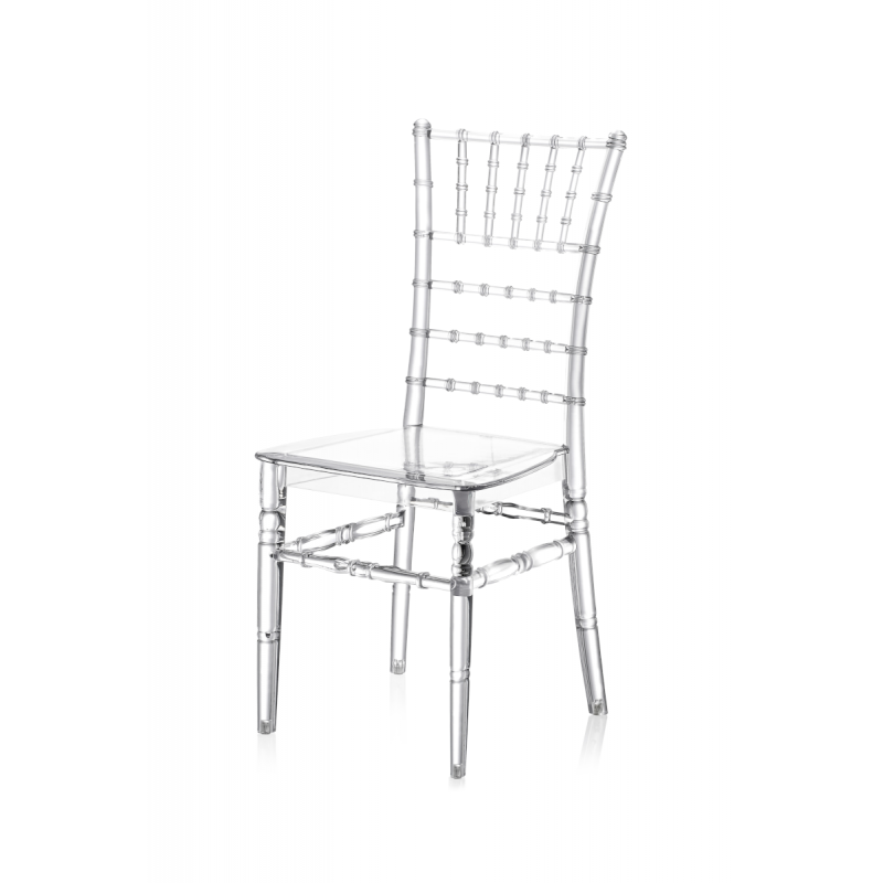 Krzesło ślubne CHIAVARI TIFFANY transparentne