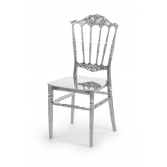 Krzesło ślubne CHIAVARI PRINCESS srebrne