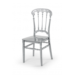 Krzesło ślubne CHIAVARI QUEEN srebrne