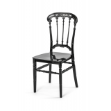 Krzesło ślubne CHIAVARI QUEEN czarne