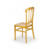 Krzesło ślubne CHIAVARI QUEEN złote