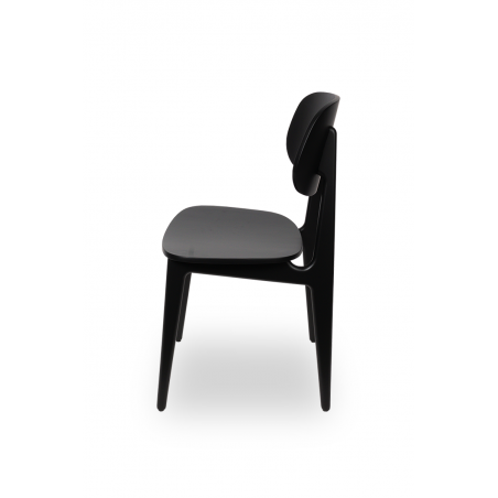 Krzesło Drewniane Restauracyjne NORM czarne