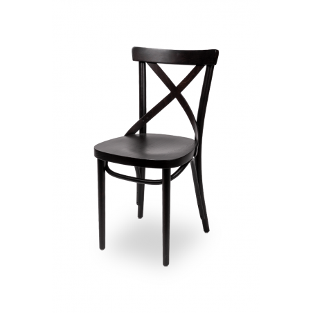 Krzesło Drewniane Restauracyjne CROSS-BACK TRADITIONAL