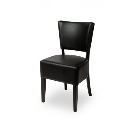 Krzesło Drewniane Restauracyjne ELEGANT ALL TAP czarne