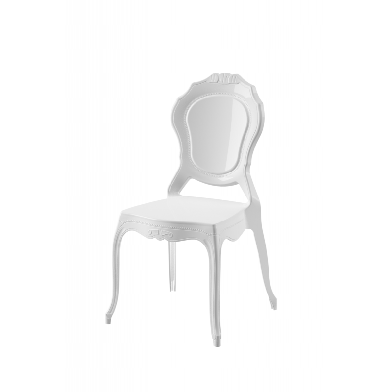 Krzesło dla pary młodej LUNA białe