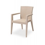 Krzesło MARIO cappuccino - ogródki piwne