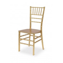 Krzesło ślubne CHIAVARI TIFFANY złote C600