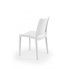 Krzesło kawiarniane GOMERA białe
