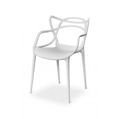 Krzesło kawiarniane VEGAS białe