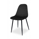 Krzesło kawiarniane BELLA MILANO czarne