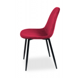Krzesło kawiarniane BELLA MILANO czerwone