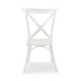 Krzesło ślubne CROSS-BACK FIORINI białe
