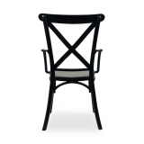 Krzesło ślubne CROSS-BACK FIORINI GRAND czarne