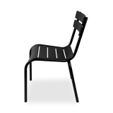 Krzesło do ogródków piwnych LYON inspirowane LUXEMBOURG czarne