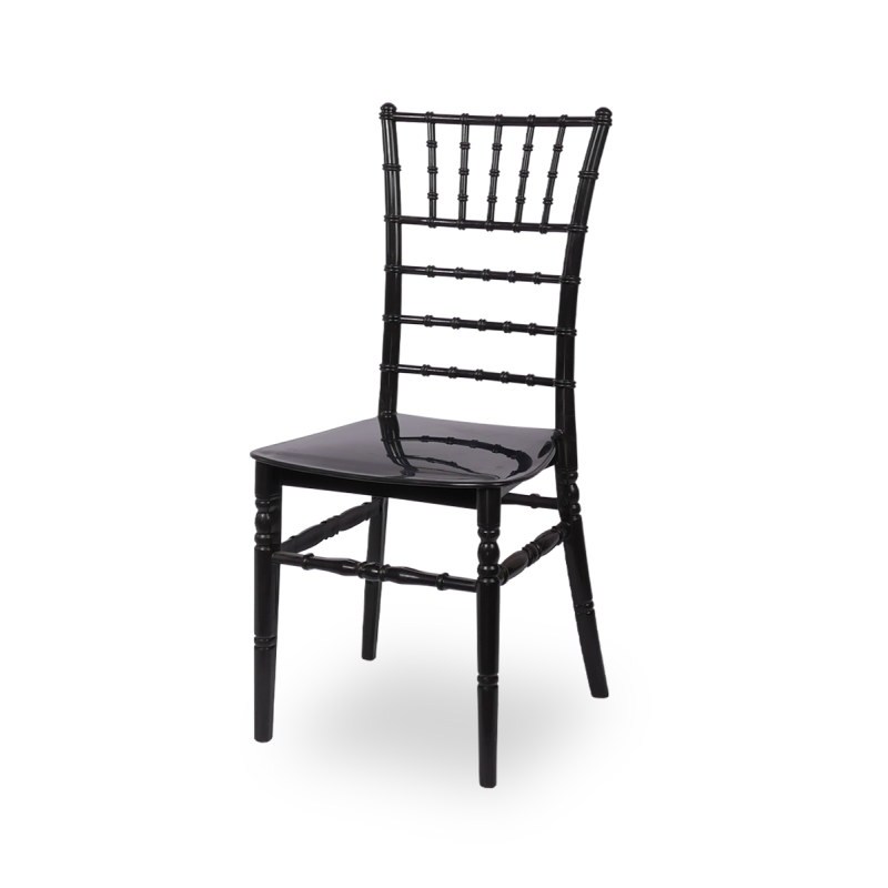 Krzesło ślubne CHIAVARI TIFFANY czarne