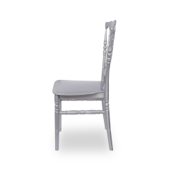 Krzesło ślubne CHIAVARI NAPOLEON srebrne