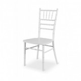Krzesło ślubne CHIAVARI TIFFANY WOOD białe