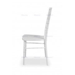 Krzesło ślubne CHIAVARI TIFFANY WOOD białe