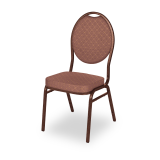 Krzesło bankietowe HERMAN brązowe