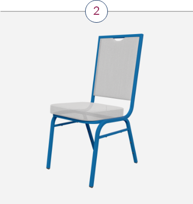 Wybierz kolor ramy krzesła
